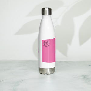 Pink Wall Silhouette Stainless Steel Water Bottle