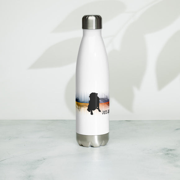 Pugs Rock Stainless Steel Water Bottle