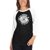 Spin Tail Records 3/4 sleeve Raglan Shirt (Silver Record)