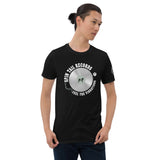 Spin Tail Records Short-Sleeve Unisex T-Shirt (Silver Record)