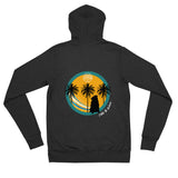 Catch The Waves Unisex zip hoodie (See Front)