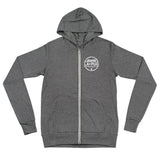 Catch The Waves Unisex zip hoodie (See Front)