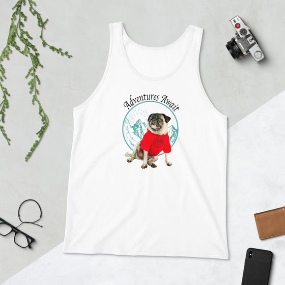 Adventures Await Unisex Tank Top