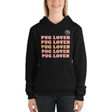 Pug Lover Unisex Hoodie (Black /Navy)