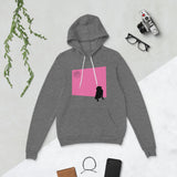 Pink Wall Silhouette Unisex Hoodie