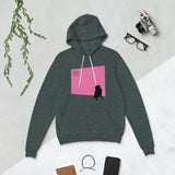 Pink Wall Silhouette Unisex Hoodie