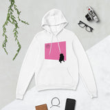 Pink Wall Silhouette Unisex Hoodie