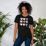 Pug Hearts Short-Sleeve Unisex T-shirt