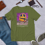 The Pug & The Pumpkin Short-Sleeve Unisex T-Shirt (Darker Colors)