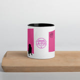 Pink Wall Silhouette Mug with Color Inside