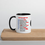Puggy Stardust (Stay At Home Tour 2020) Mug with Color Inside