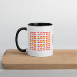 Pug Lover Mug with Color Inside