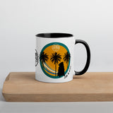 Catch The Waves Mug with Color Inside