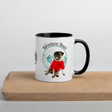 Adventures Await Mug with Color Inside
