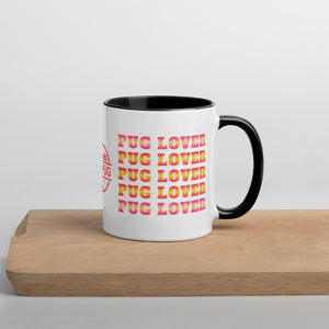 Pug Lover Mug with Color Inside