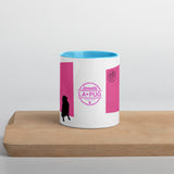 Pink Wall Silhouette Mug with Color Inside