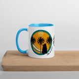 Catch The Waves Mug with Color Inside