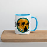 Catch The Waves Mug with Color Inside