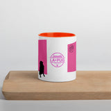 Pink Wall Silhouette Mug with Color Inside