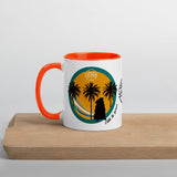Catch The Waves Mug with Color Inside