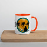 Catch The Waves Mug with Color Inside