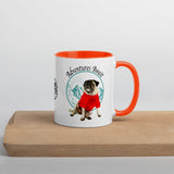 Adventures Await Mug with Color Inside