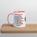 Puggy Stardust (Stay At Home Tour 2020) Mug with Color Inside