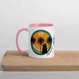Catch The Waves Mug with Color Inside