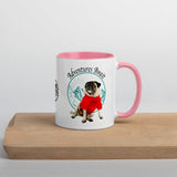 Adventures Await Mug with Color Inside