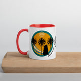 Catch The Waves Mug with Color Inside