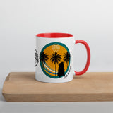 Catch The Waves Mug with Color Inside