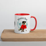 Adventures Await Mug with Color Inside