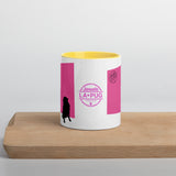 Pink Wall Silhouette Mug with Color Inside