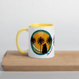 Catch The Waves Mug with Color Inside