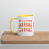 Pug Lover Mug with Color Inside