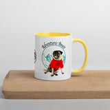 Adventures Await Mug with Color Inside