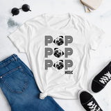 Pop Pop Pop Music Women's Short Sleeve T-shirt