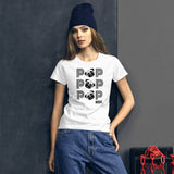 Pop Pop Pop Music Women's Short Sleeve T-shirt