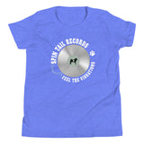 Spin Tail Records Youth Short Sleeve T-Shirt (Silver Record)