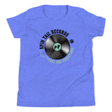 Spin Tail Records Youth Short Sleeve T-Shirt (Black Record)