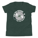 Spin Tail Records Youth Short Sleeve T-Shirt (Silver Record)