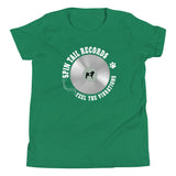 Spin Tail Records Youth Short Sleeve T-Shirt (Silver Record)